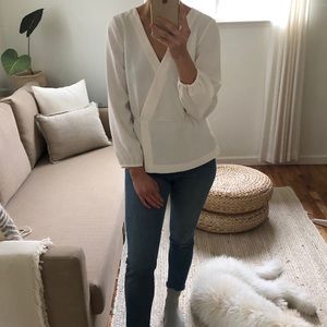 J. Crew kimono wrap blouse